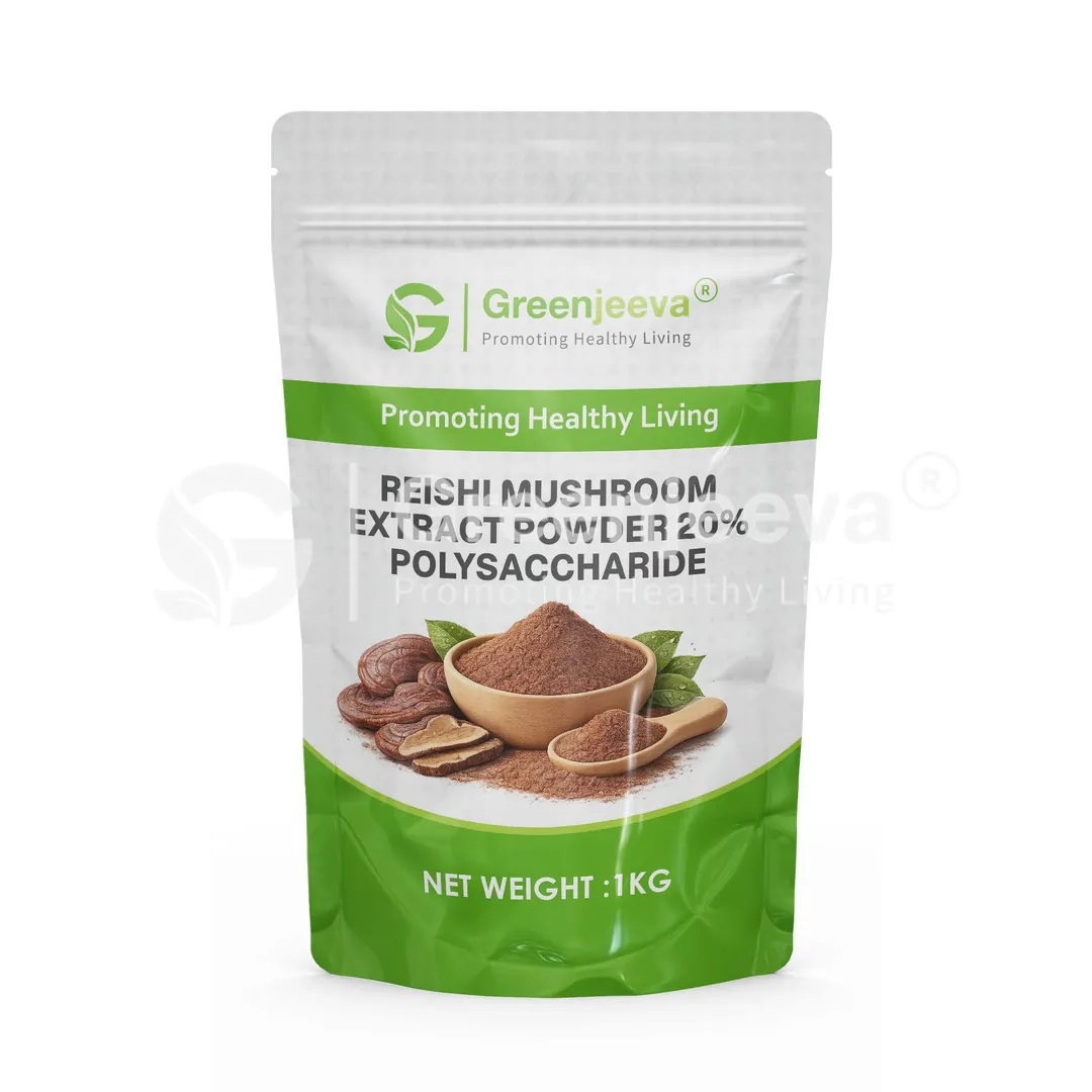 Reishi Mushroom Extract Powder 20 Polysaccharide Pouch Reishi Mushroom Extract Powder 20 Polysaccharide Pouch